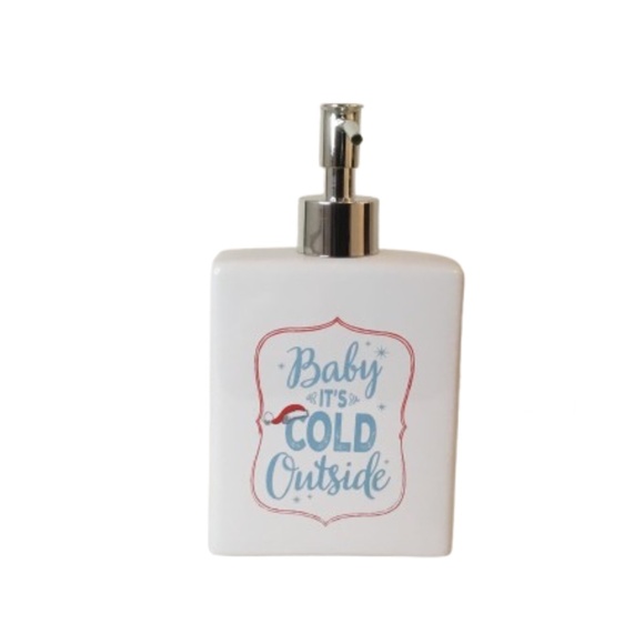 Ceramic Christmas Bathroom Lotion Dispenser - Soap Dispenser - Picture 1 of 5